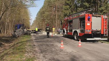 Zderzenie dwóch aut za Wejherowem