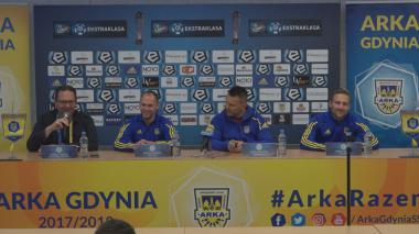 Przedmeczowa konferencja Arki Gdynia
