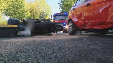 Prawdopodobnie wymusiła pierwszeństwo, poniosła podwójną szkodę