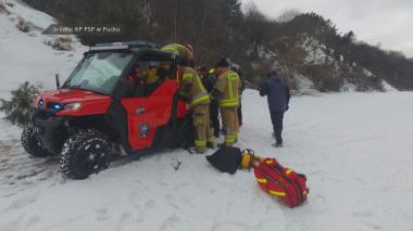 Paralotniarz spadł z klifu
