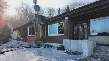 Dwie rodziny z Nadola straciły dorobek życia