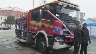 Oficjalne powitanie nowego wozu OSP Wejherowo