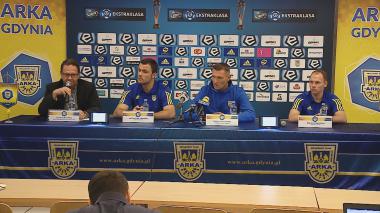 Konferencja przedmeczowa Arki Gdynia