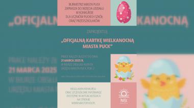 Konkurs na Oficjalną Kartkę Wielkanocną Miasta Puck 2025