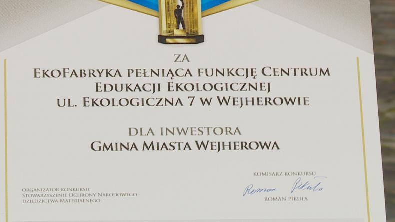 EkoFabryka z tytułem „Modernizacji Roku 2021 i Budowy XXI wieku”