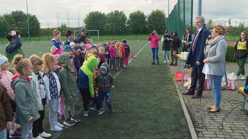 Sportowe zmagania przedszkolaków
