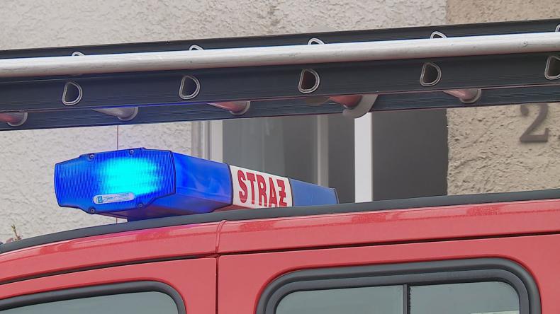 Pożar piwnicy w Wejherowie