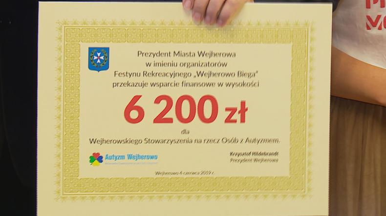 Przekazali zebrane środki dla osób z autyzmem
