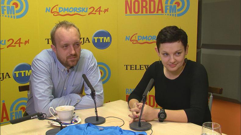 Rafał Rybaczek i Marta Włodarska