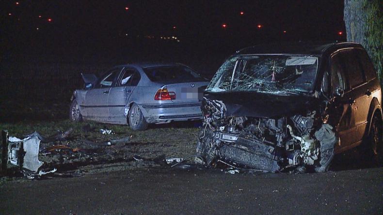 Wypadek trzech aut w Łebczu. Dwie osoby poszkodowane