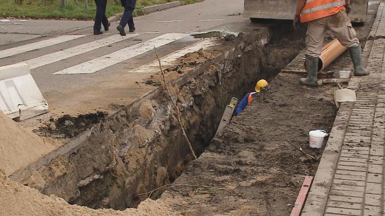 Plac budowy – kanalizacja