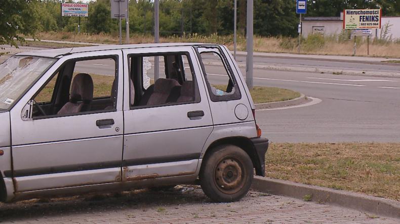 Niezidentyfikowany pojazd przy wjeździe do Władysławowa?