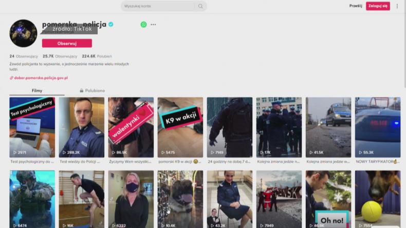 Pomorska Policja na TikTok-u