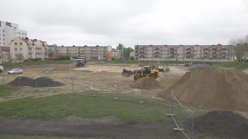 Trwa budowa kompleksu rekreacyjno-sportowego w Wejherowie