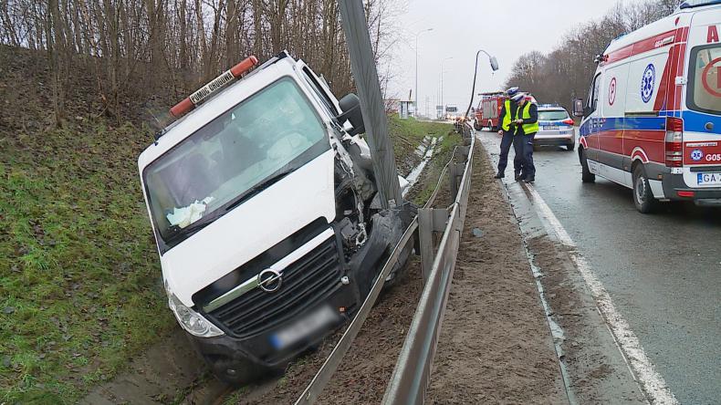 Wypadek drogowy w Gościcinie