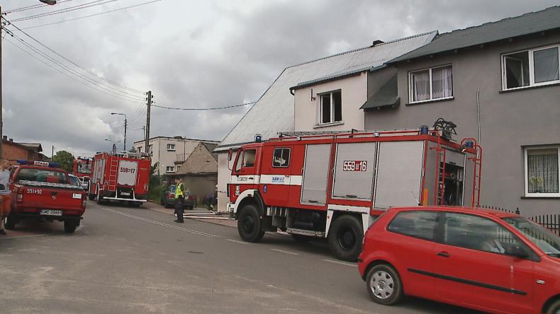 W pożarze domu jednorodzinnego zginęło niemowlę