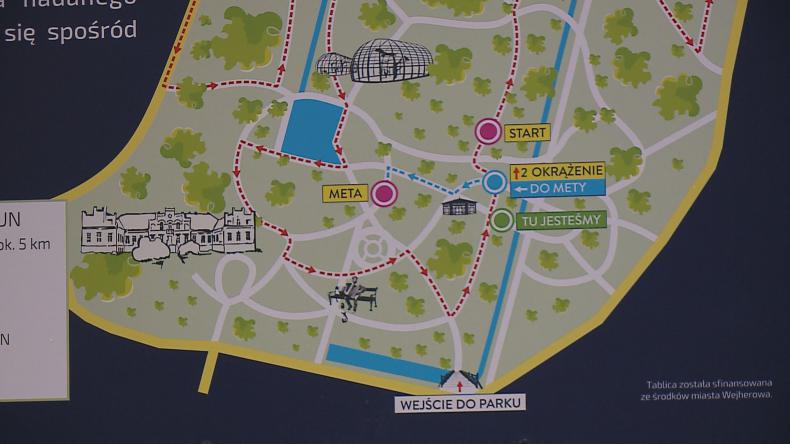 Tablica wskaże trasę biegaczom
