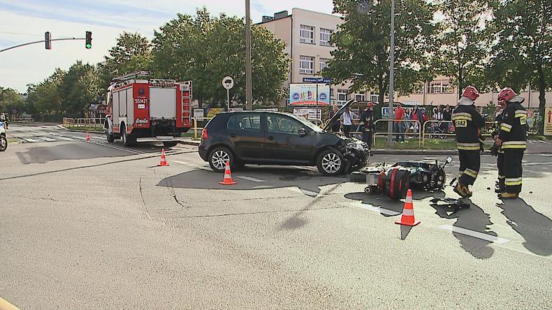 Motocyklista miał pierwszeństwo