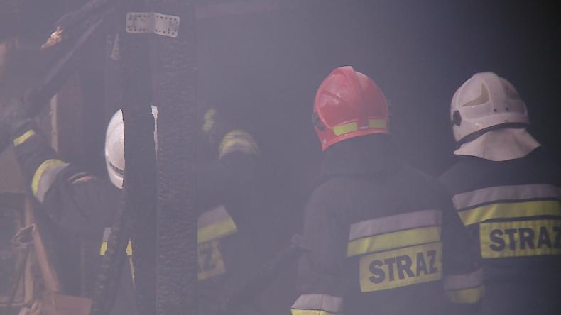 Starszy mężczyzna ranny w pożarze w Luzinie