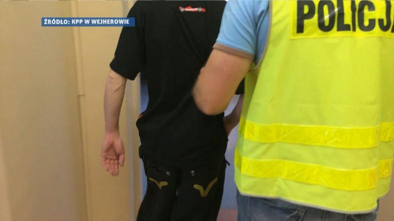 Złodziej z motelu na policyjnym dołku