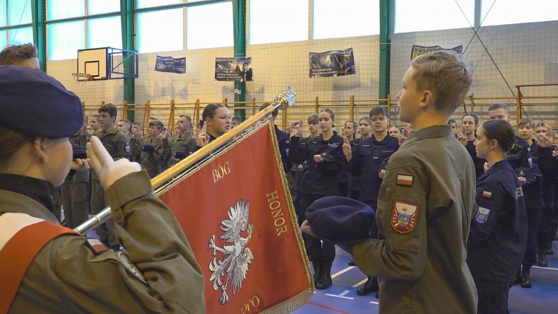 Ślubowanie klas mundurowych w PZS w Redzie