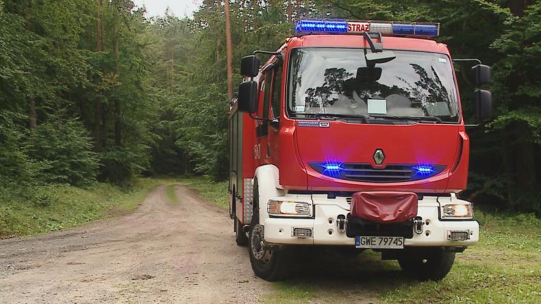Zgubiła się w lesie, pomogli strażacy