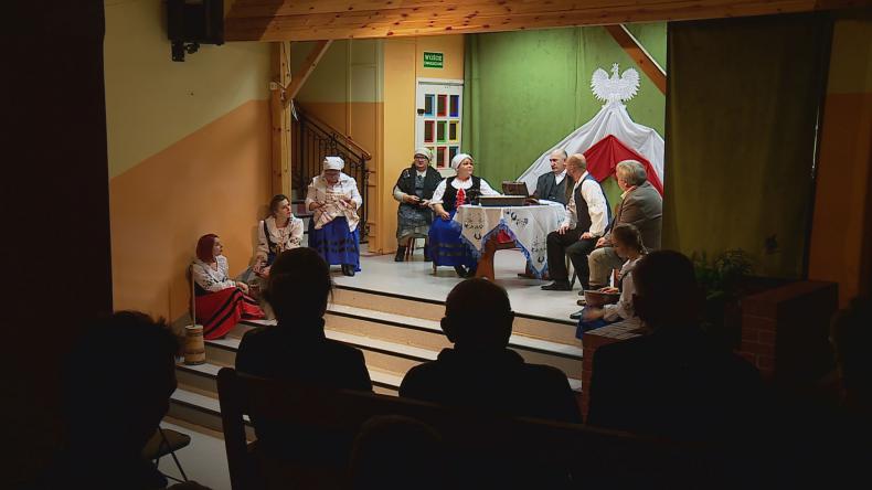 Kaszubi w teatrze o św. Marcinie