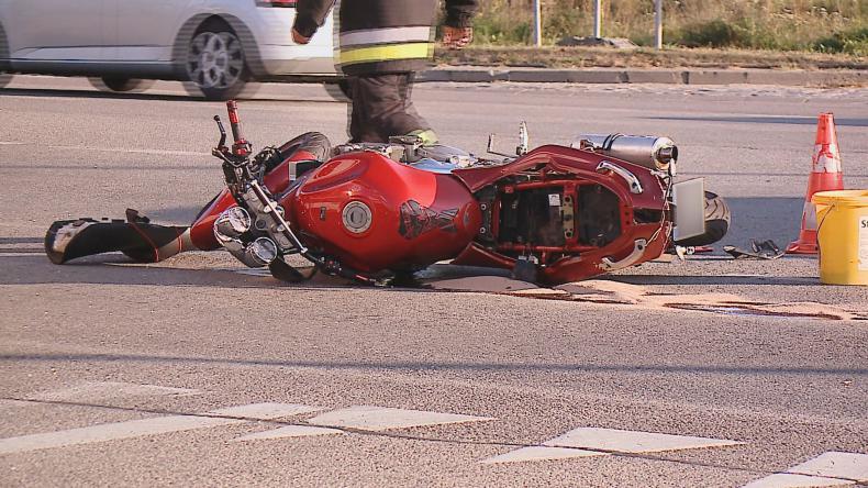 Wypadek z udziałem motocyklisty. Policja szuka świadków
