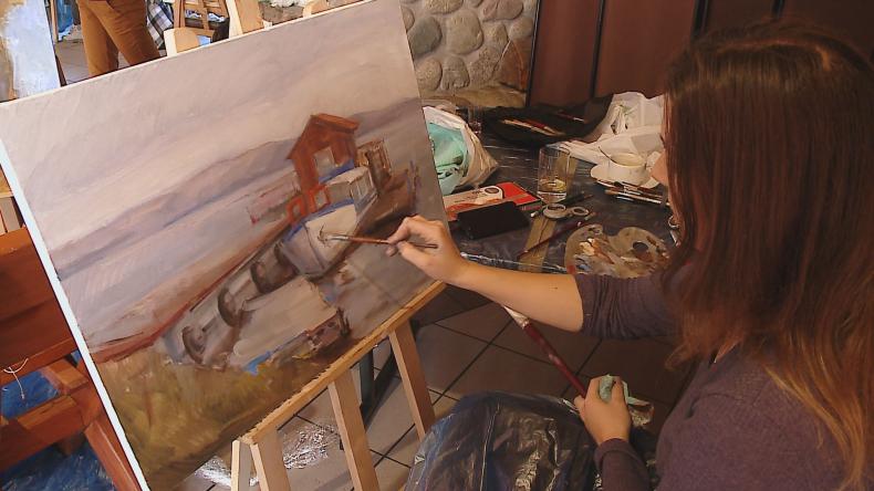 Artyści z kilku krajów tworzą w Gniewinie