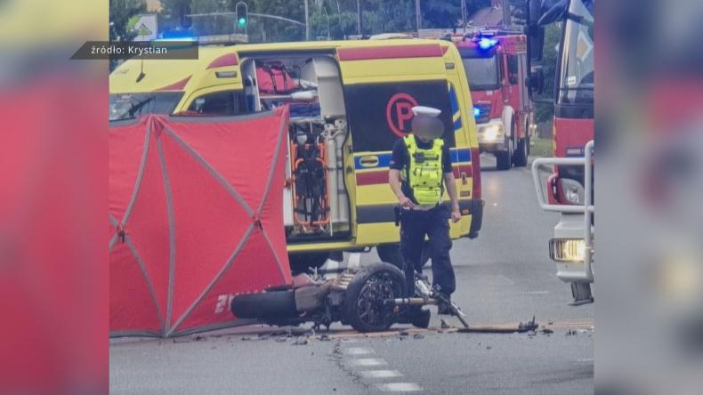 Wypadek w Redzie – jedna osoba trafiła do szpitala