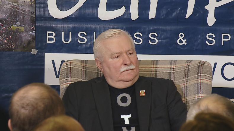 Wałęsa w Wejherowie o demokracji