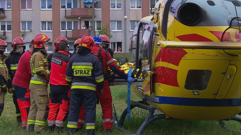 Młody chłopak wypadł z okna w Wejherowie