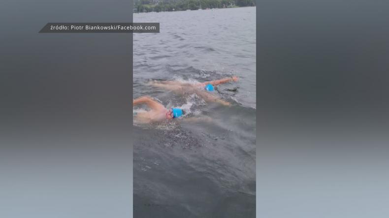 Kolejny wyczyn pływaków ekstremalnych
