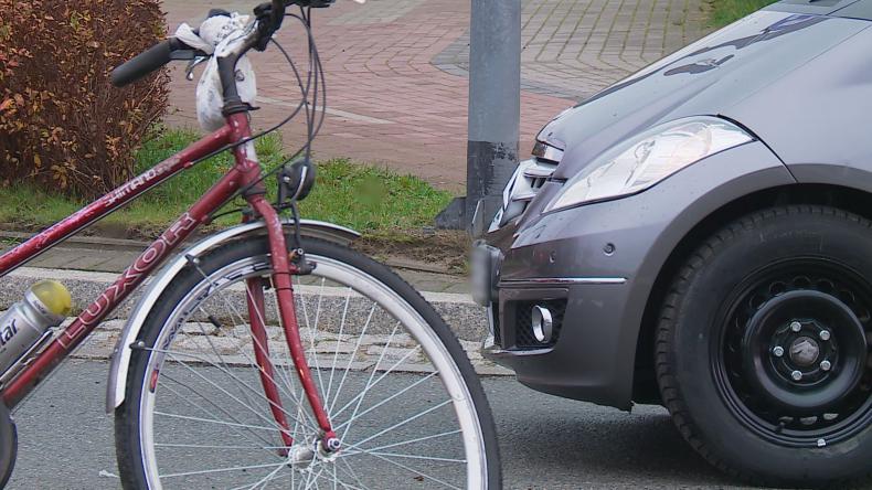 Rowerzysta potrącony na Śmiechowie