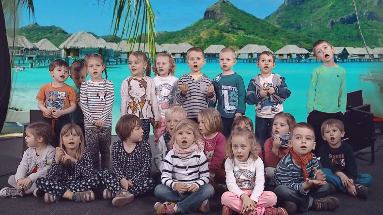 Dzieci z rumskiego przedszkola Puchatek w TTM