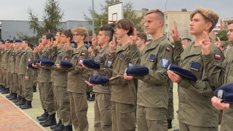 Pierwsze ich święto w mundurze