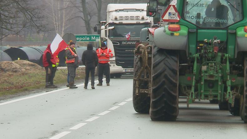 Rolnicy protestowali w w Bożympolu wielkim