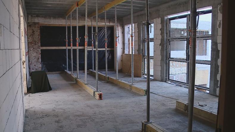 Kolejna powiatowa inwestycja pnie się w górę