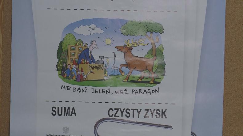 Nie bądź jeleń, weź paragon! Kasy fiskalne pod lupą skarbówek.