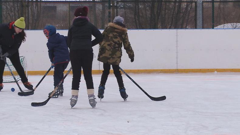 Pożegnanie ferii na lodzie