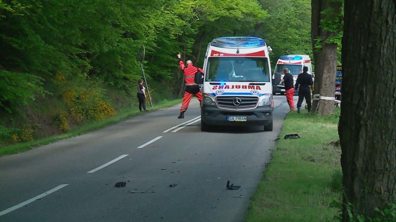 Wypadek w Gowinie, jedna osoba zmarła