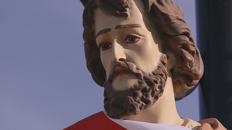 Nowa figura patrona Robakowa wyświęcona