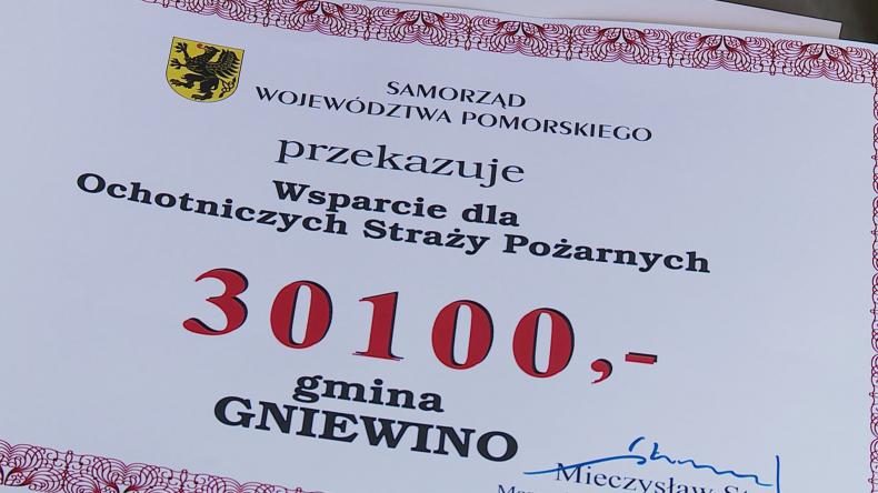 Ponad 500 tys. zł na sprzęt ratowniczy dla strażaków z OSP