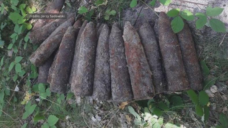 W Jastarni wykopali pociski artyleryjskie