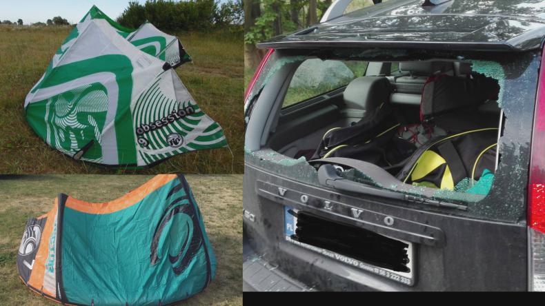 Nieszczęście kitesurfera