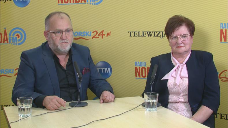 Piotr Zarzeczny i Krystyna Laskowska