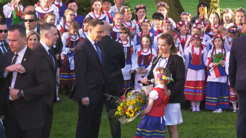 Pelplin gościł prezydenta Andrzeja Dudę