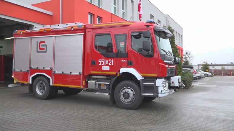 Nowy wóz wejherowskich strażaków