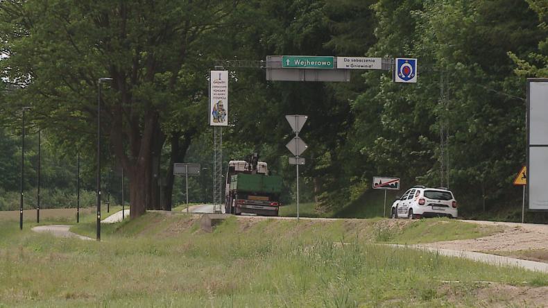 Przebudowa drogi Rybno - Rybska Karczma zakończona