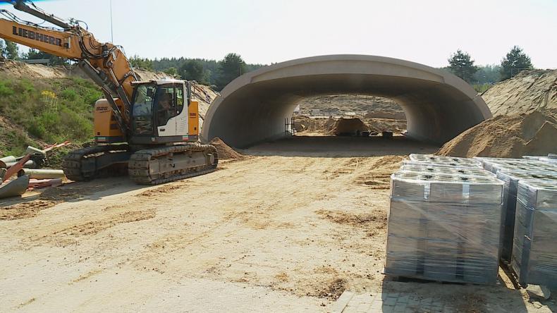 Betonowa konstrukcja Węzła Zryw gotowa